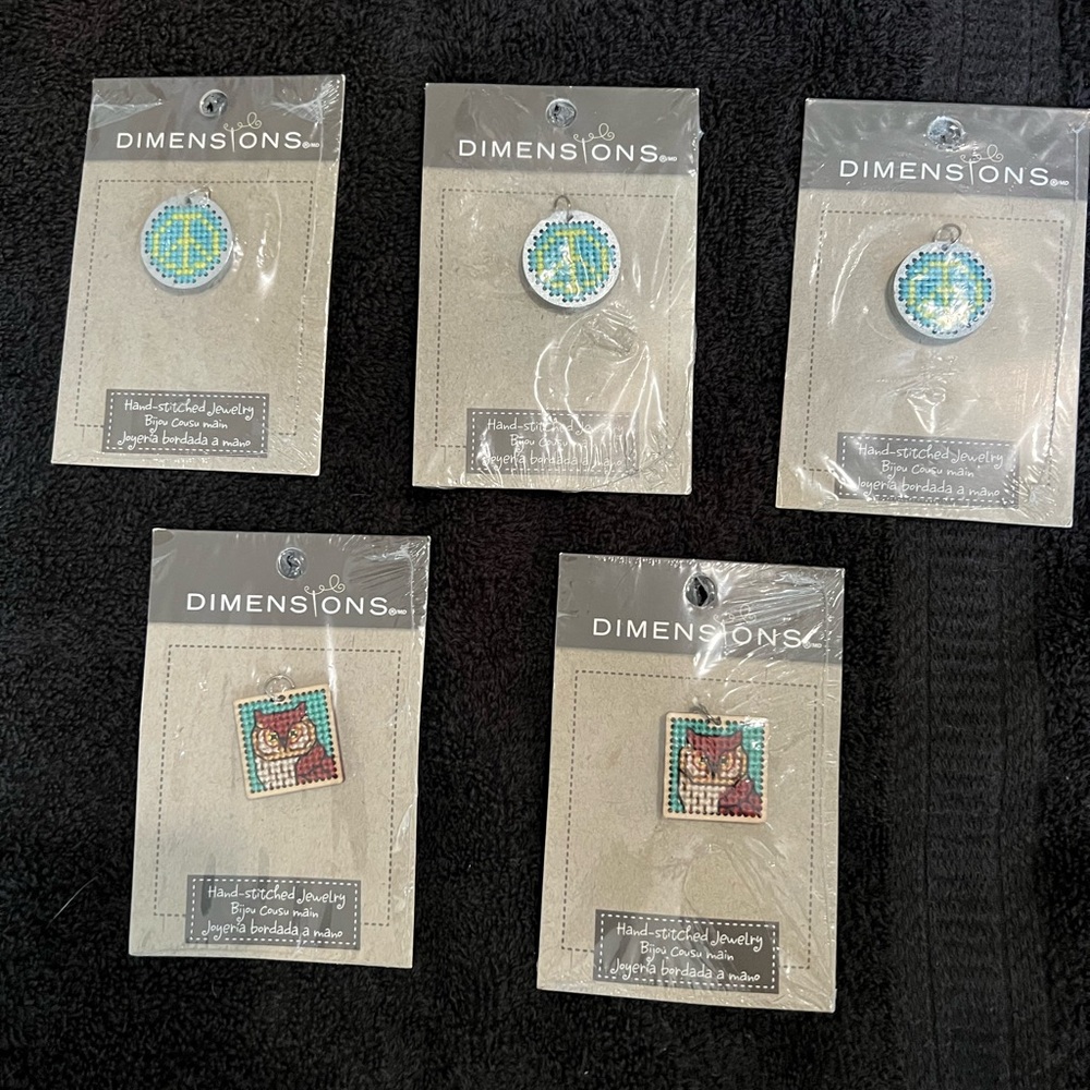 Dimensions Cross Stitch Pendant Set